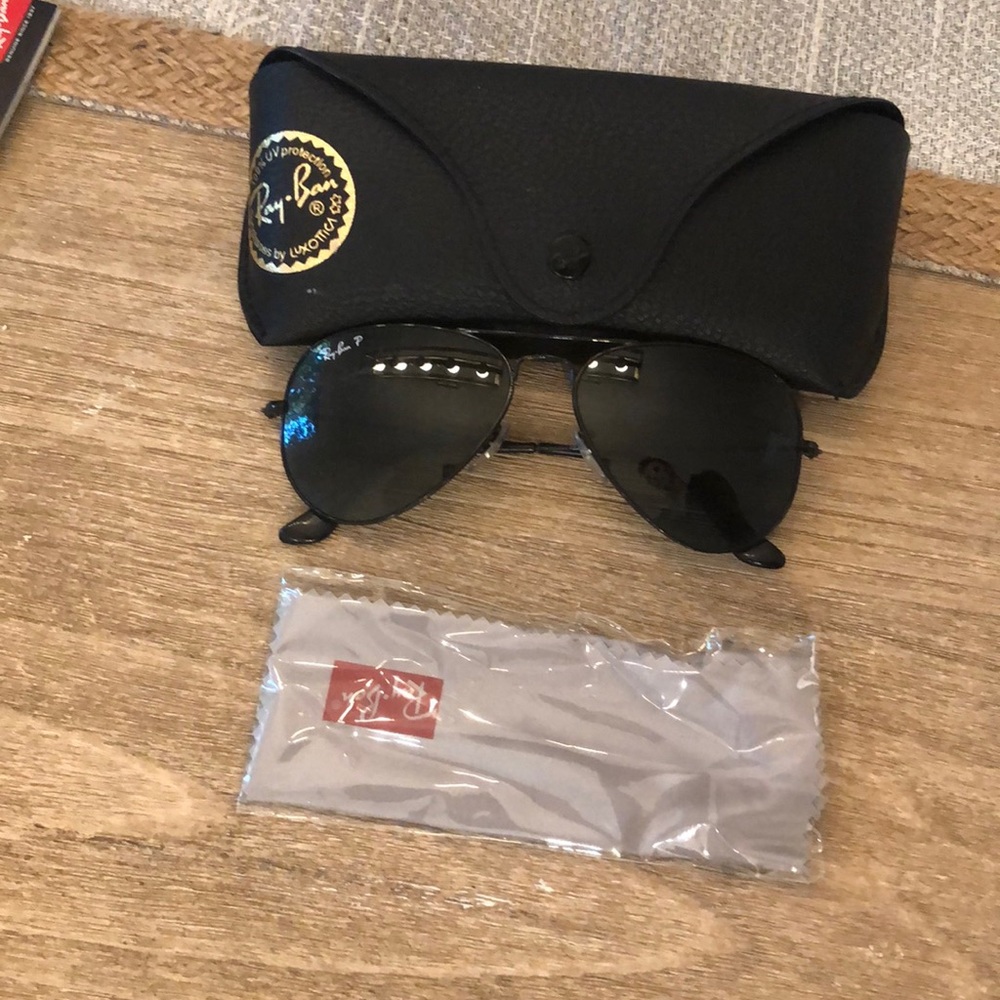 Boy’s Polarized 55mm Ray Ban Aviators